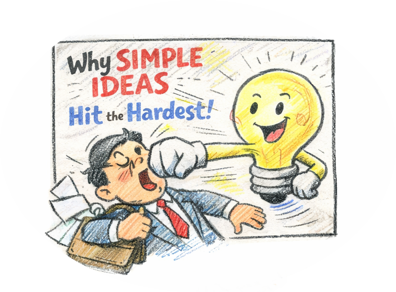 Simple Ideas Hit The Hardest